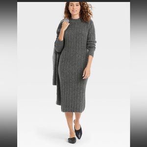 a new day gray sweater dress